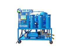 Panoramica delle condizioni di lavoro del purificatore di olio lubrificante sotto vuoto REXON TYA