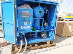 Il purificatore d'olio del trasformatore sottovuoto a doppio stadio REXON ZYD-100 funziona in modo affidabile in Iraq