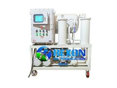Purificatore d'olio con separazione a coalescenza dal design Exproof per la filtrazione di gasolio e olio combustibile leggero